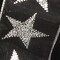 The Ribbon People Metallic Sheer Black and Silver Sparkling Stars Wired Craft Ribbons 2.5" x 40 Yards